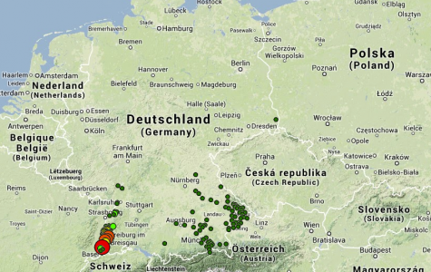 Plaatsen waar de maiswortelkever dit seizoen gevonden is. Met name in de deelstaat Baden-Württemberg. 